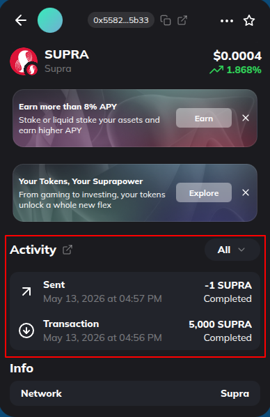 Transaction details