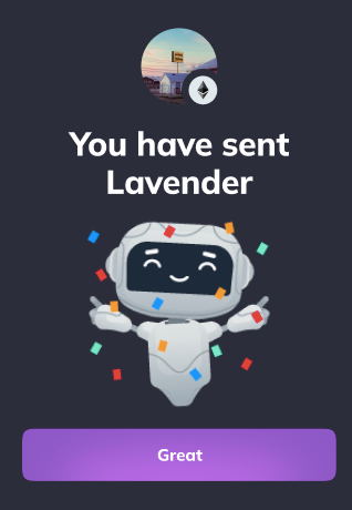 Send completed