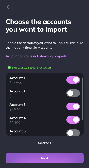 Backup re-downloaded